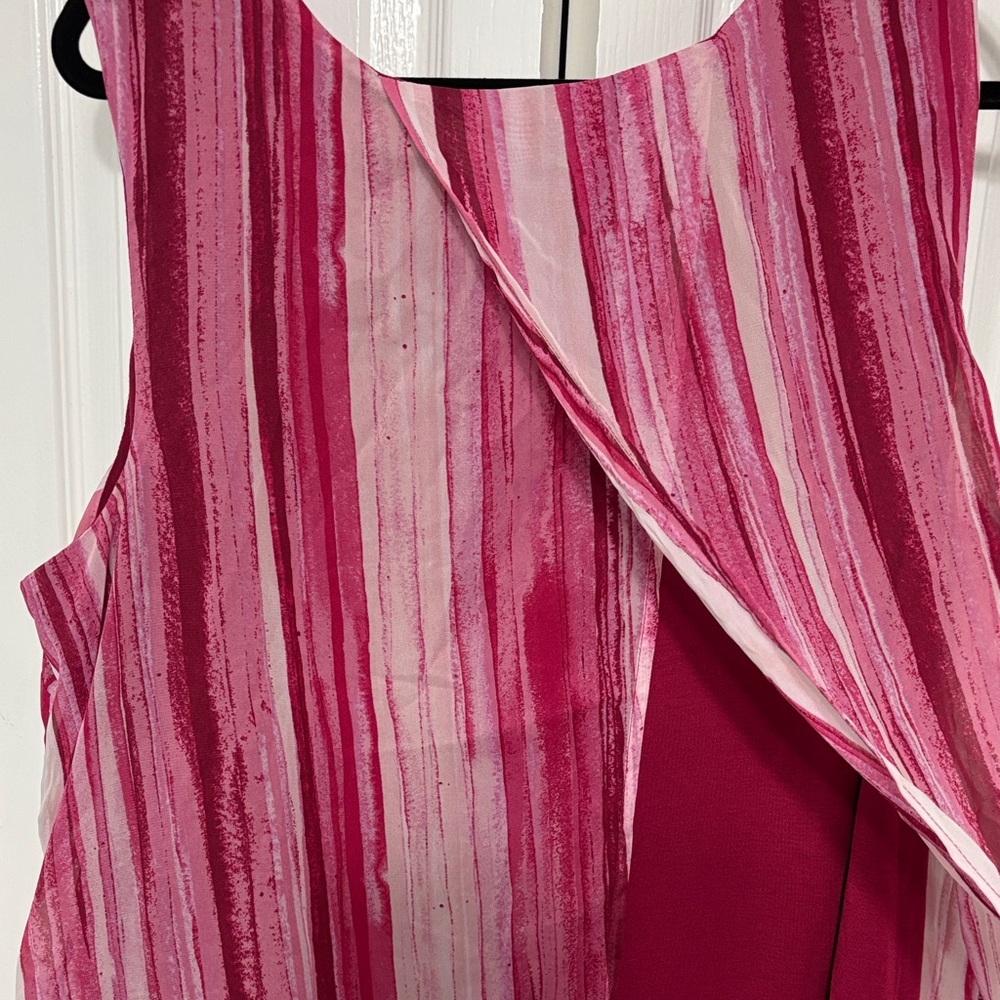 Apt. 9 Pink Striped Sleeveless Tunic - Picture 7 of 9
